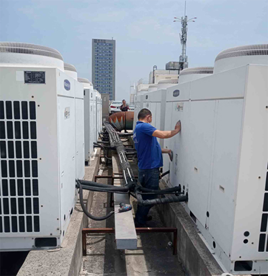 渠县中央空调制热和不制冷系统维修方法